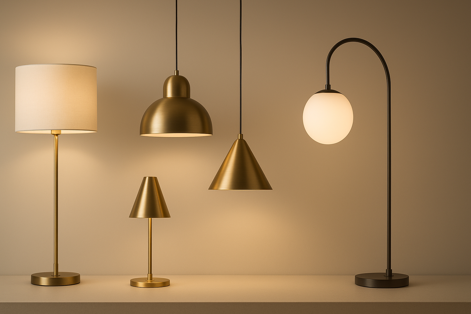 header image with lamps